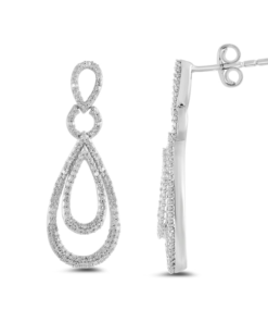 Diamond Drop Earrings