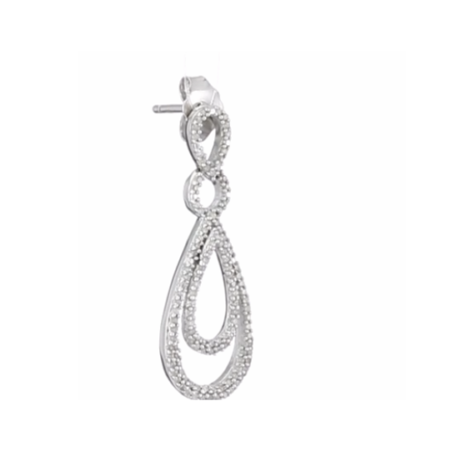 Diamond Drop Earrings