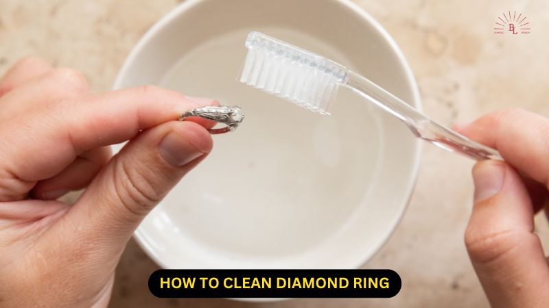 how to clean diamond ring